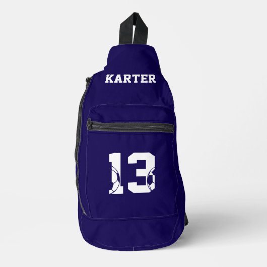 Personalised Football Boot Sling Bag (Voorkant)