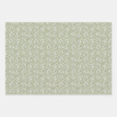 Personalised Green Eucalyptus Wedding  Inpakpapier Vel (Voorkant 2)