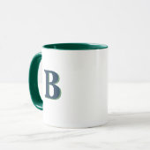 Personalised Initial Mug – Custom Letter Coffee  (Devant gauche)