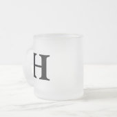 Personalised Initial Mug – Custom Letter Coffee (Devant gauche)