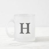 Personalised Initial Mug – Custom Letter Coffee (Gauche)