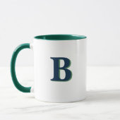 Personalised Initial Mug – Custom Letter Coffee  Mok (Links)