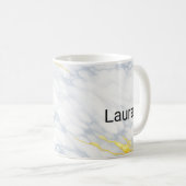 Personalised Mug Gold Veining Effect Custom Mug  (Devant droit)