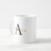 Personalised Mug | Initial and Name Mug | Custom (Devant gauche)