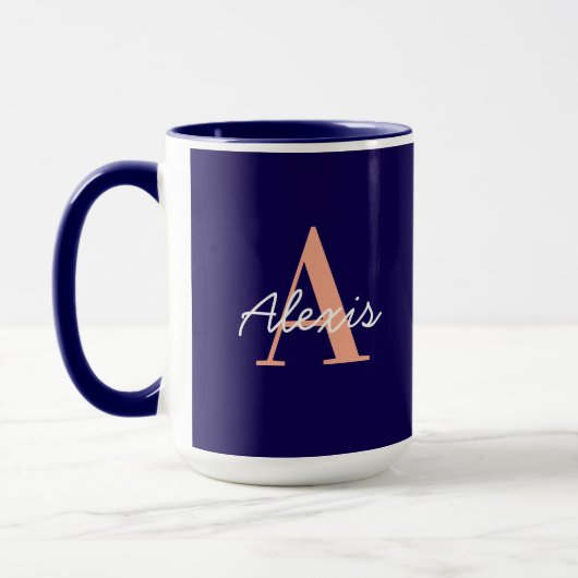 Personalised Mug | Initial and Name Mug | Custom (Gauche)