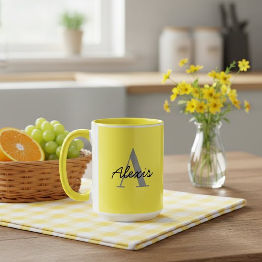 Personalised Mug | Initial and Name Mug | Custom
