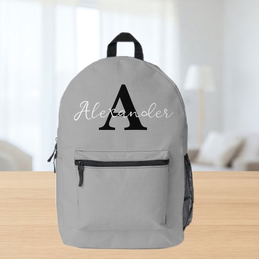 Personalised Name Initial Backpack Bedrukte Rugzak