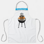 Personalised Name Schort, Funny King of The Grill Schort (Voorkant)