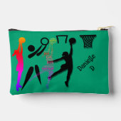 Personalised Netball Cosmetic Bag Etui (Achterkant)