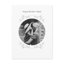 Personalised Photo Happy Mother's Day Card.