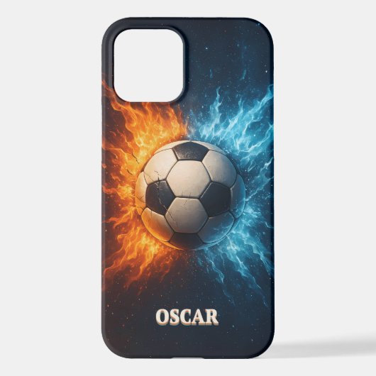 Personalised Sports/Soccer iPhone 12 Case iPhone Hoesje (Achterkant)
