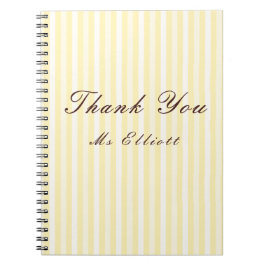 Personalised Thank You Teacher Notebook Notitieboek
