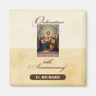 Personaliseer, 10th Ordination Jubileum Angels Magneet