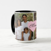 Personaliseer 2 foto Beste moeder Mok (Voorkant links)