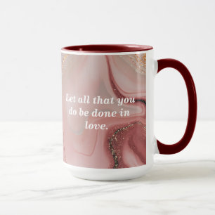 Personaliseer aangepaste bijbelschrift koffie Mok