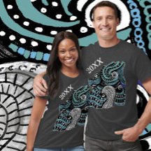 Personaliseer Abstracte Graphic Art Print T-shirt