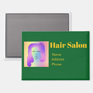 Personaliseer Adverteren Promoot Hair Salon Busine Magneet