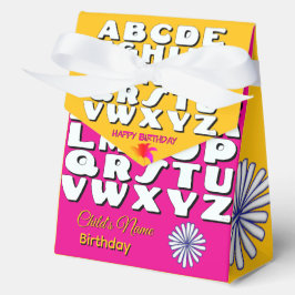 Personaliseer Alphabet Kind Verjaardagsmeisje Bedankdoosjes