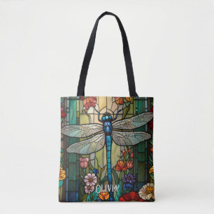 Personaliseer  art nouveau boho libel draagtas