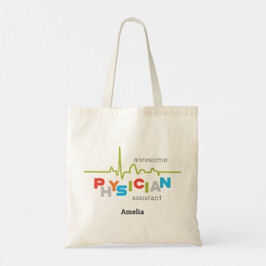 Personaliseer, Arts Assistant Week Geweldige Tote Bag (Achterkant)