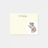 Personaliseer Australian Shepherd Post-it® Notes (Voorkant)