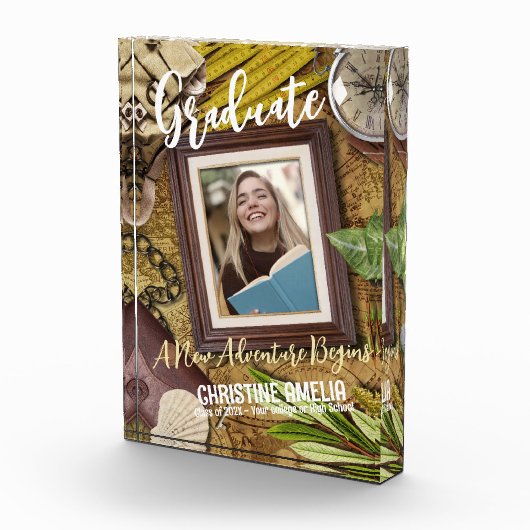 Personaliseer  avonturier thema aankondiging fotoblokken (Rechts)