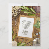 Personaliseer  avonturier thema Afstuderen Kaart (Achterkant)