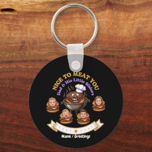 Personaliseer BBQ Grill Master Cadeau Leuk Je Vlee Sleutelhanger