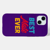 Personaliseer bewerkbare Best Who Ever Case-Mate iPhone Case (Achterkant (horizontaal))