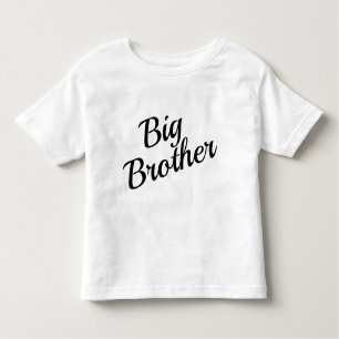 Personaliseer Big Brother Typografie Peuter T-shir Kinder Shirts