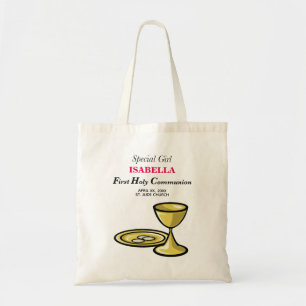 Personaliseer, Bijzondere Meisje, Eerste Heilige C Tote Bag