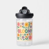 Personaliseer Bloemen BLOOM Design Waterfles (Voorkant)