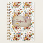 Personaliseer Boho Floral Nurse Afstuderen Gift Planner (Voorkant)