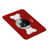 Personaliseer Bone Shaped Pet Keepsake Magneet (Rechterzijde)