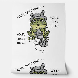 Personaliseer breikikker Wis of bewerk tekst Behang