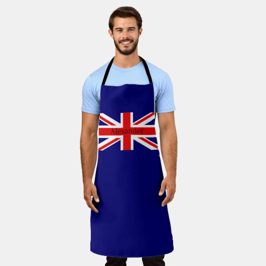 Personaliseer Britse nationale vlag - Union Jack Schort (Gedragen)