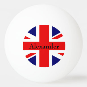 Personaliseer Britse vlag Pingpongballen