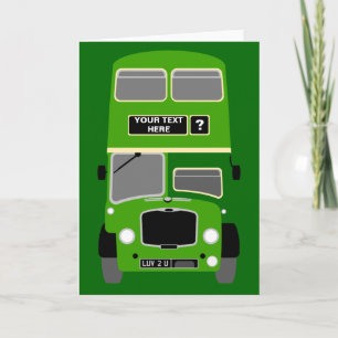 Personaliseer Bus van het Dek van Hampshire & van Kaart