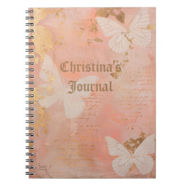 Personaliseer  Butterfly Journal Notitieboek
