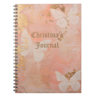 Personaliseer Butterfly Journal Notitieboek