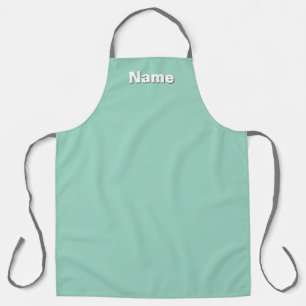 Personaliseer Cafe Coffee Shop Aqua Schort