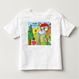 Personaliseer Cartoon In Mijn Tuin Kinder Shirts