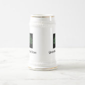 Personaliseer Celtic Knot Shamrock Stein Bierpul (Center)