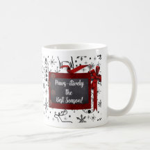 Personaliseer Christmas Dog Coffee Mok