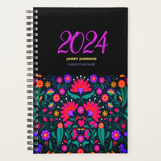 Personaliseer Cool Esthetic BOHO FOLK Ongedateerd Planner (Voorkant)