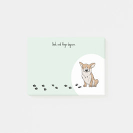 Personaliseer Corgi Post-it® Notes