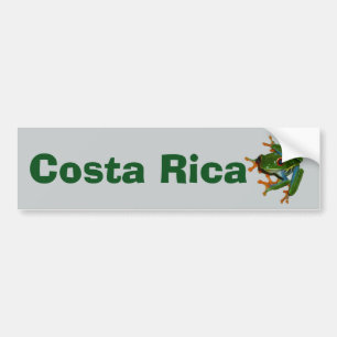 Personaliseer Costa Rica Red Eyed Frog Bumpersticker