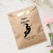 Personaliseer Dank je, Happy Halloween - Heks Bedankzakje (Gezegeld)