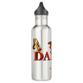 Personaliseer Dansbord met vlinders Waterfles (Links)