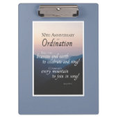 Personaliseer de 30e Congraten van de Orde van het Klembord (Voorkant)